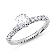 🦚 750er Weißgold Verlobungsring mit Diamanten Unkategorisiert online kaufen