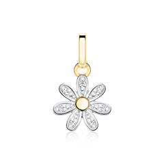🦚 Blumen Anhänger aus 14K Gold mit Brillanten Unkategorisiert online kaufen