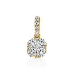 🦚 Diamantanhänger für Damen aus Gelbgold Unkategorisiert online kaufen 🦚 Diamantanhänger für Damen aus Gelbgold Unkategorisiert online kaufen