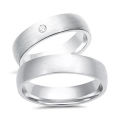 🦚 Eheringe 333er Weissgold mit Diamant Unkategorisiert online kaufen