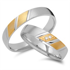 🦚 Eheringe 750er Gelb- Weissgold 2 Diamanten Unkategorisiert online kaufen 🦚 Eheringe 750er Gelb- Weissgold 2 Diamanten Unkategorisiert online kaufen