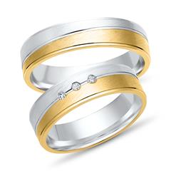 🦚 Eheringe 750er Gelb- Weissgold 3 Diamanten Unkategorisiert online kaufen 🦚 Eheringe 750er Gelb- Weissgold 3 Diamanten Unkategorisiert online kaufen