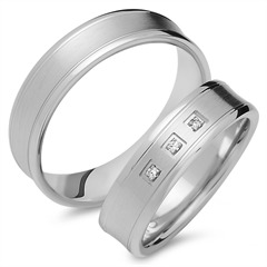 🦚 Eheringe 750er Weissgold 3 Diamanten Unkategorisiert online kaufen