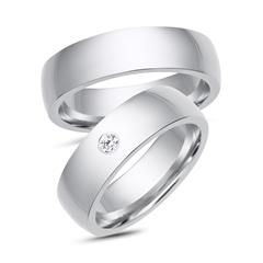 🦚 Eheringe 750er Weissgold mit Diamant Unkategorisiert online kaufen