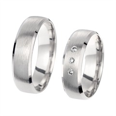 🦚 Eheringe Weißgold mit Diamanten Breite 6 mm Unkategorisiert online kaufen