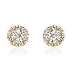 🦚 Gold Ohrstecker für Damen mit Diamanten Unkategorisiert online kaufen