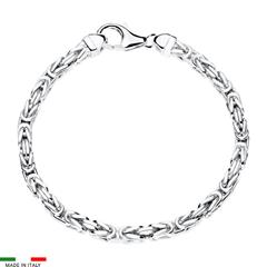 🦚 Königsarmband für Herren aus Sterlingsilber, 4,0 mm Unkategorisiert online kaufen