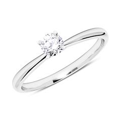 🦚 Ring aus 585er Weißgold mit Diamant 0,25 ct. Unkategorisiert online kaufen
