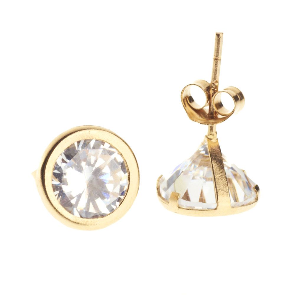 14K Gold Iced Out Stud Ohrstecker - BEZEL ROUND 7mm Unkategorisiert online kaufen 14K Gold Iced Out Stud Ohrstecker - BEZEL ROUND 7mm Unkategorisiert online kaufen
