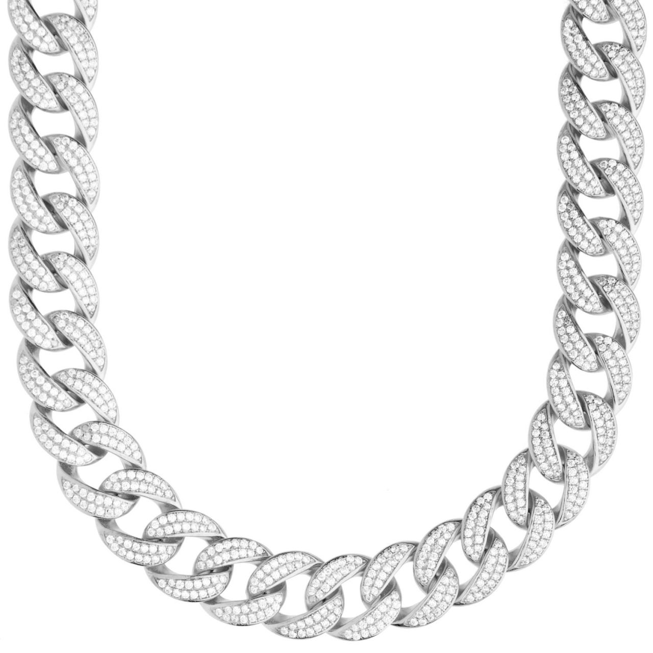 Premium Bling Sterling 925er Silber Miami Cuban Kette - 12mm Unkategorisiert online kaufen Premium Bling Sterling 925er Silber Miami Cuban Kette - 12mm Unkategorisiert online kaufen