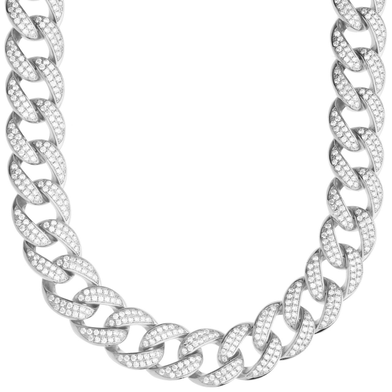Premium Bling Sterling 925er Silber Miami Cuban Kette - 14mm Unkategorisiert online kaufen Premium Bling Sterling 925er Silber Miami Cuban Kette - 14mm Unkategorisiert online kaufen