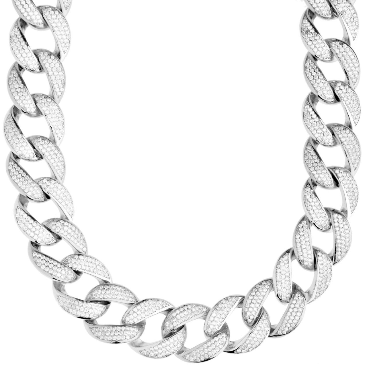 Premium Bling Sterling 925er Silber Miami Cuban Kette - 16mm Unkategorisiert online kaufen Premium Bling Sterling 925er Silber Miami Cuban Kette - 16mm Unkategorisiert online kaufen
