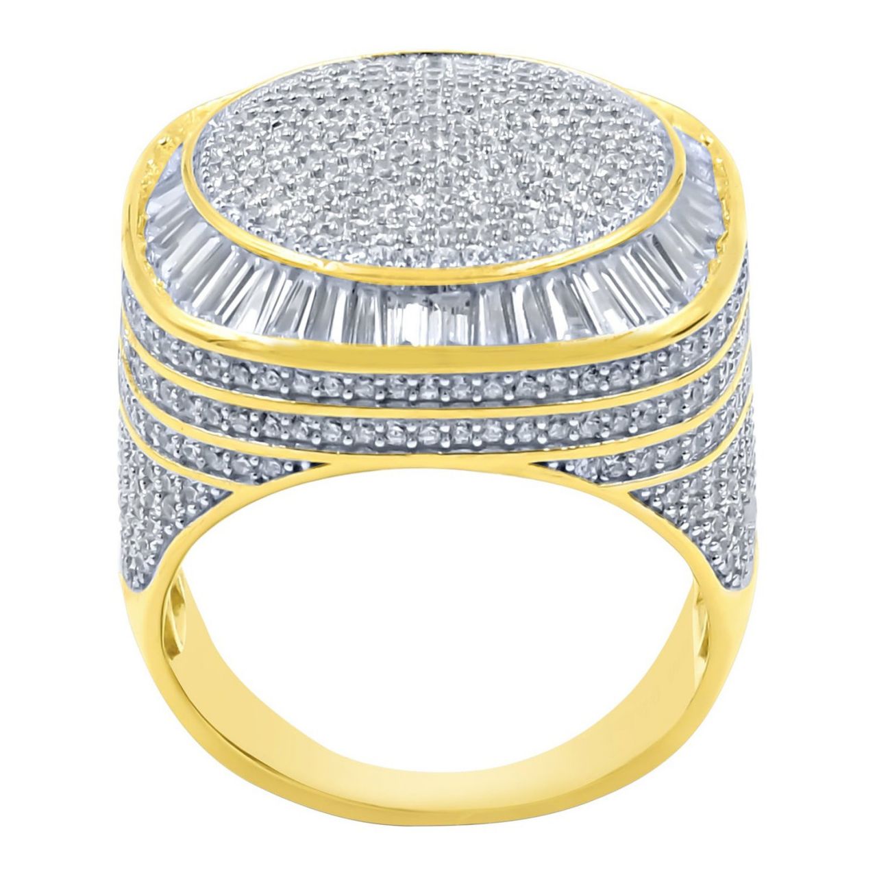 Sterling 925er Silber Iced Out Ring - INVEIGLE Unkategorisiert online kaufen