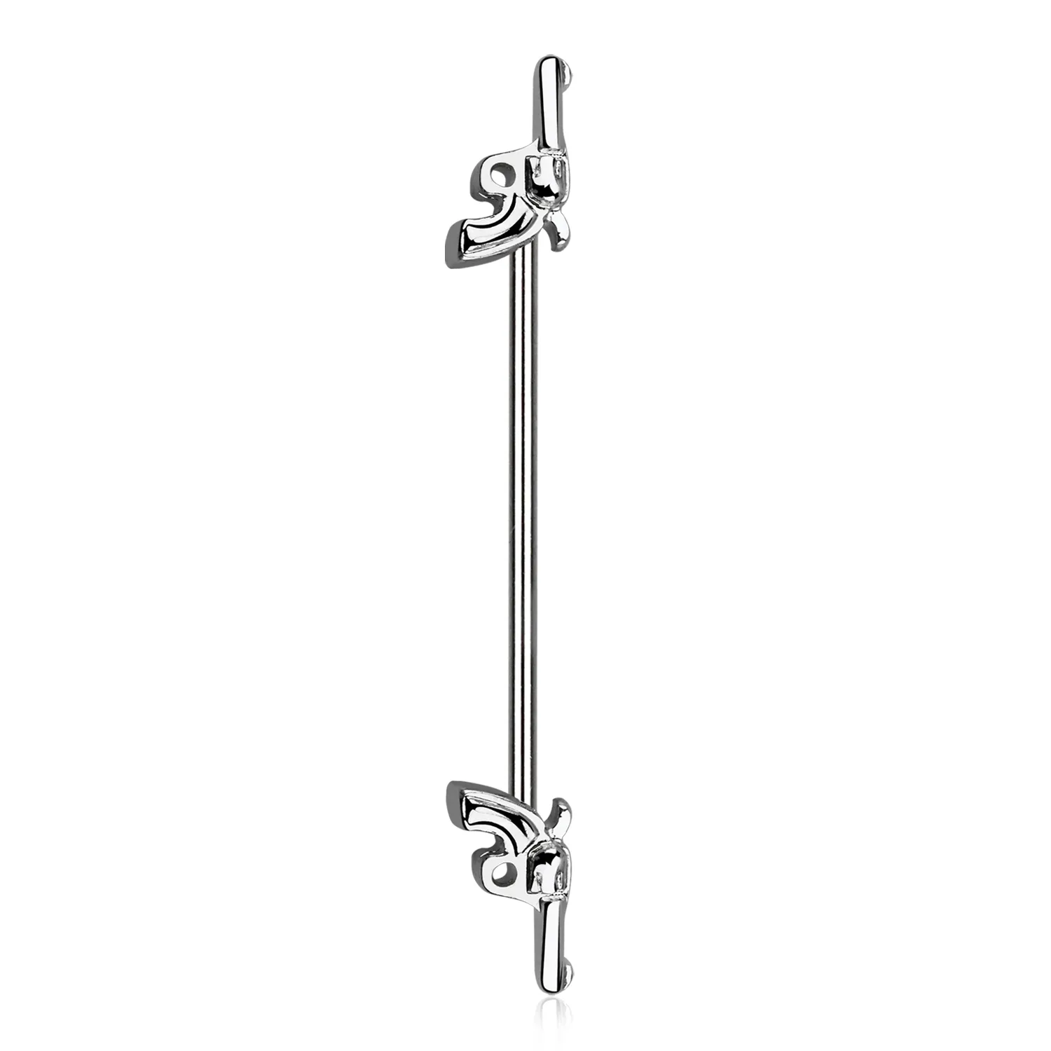 🦚 Industrial Barbell Chirurgenstahl mit Motiv Revolver Unkategorisiert online kaufen 🦚 Industrial Barbell Chirurgenstahl mit Motiv Revolver Unkategorisiert online kaufen