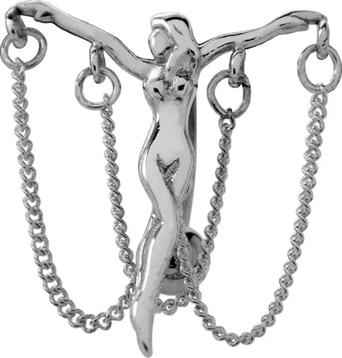 🦚 Bauchnabelpiercing Frau an Ketten Motiv aus 925er Silber Unkategorisiert online kaufen