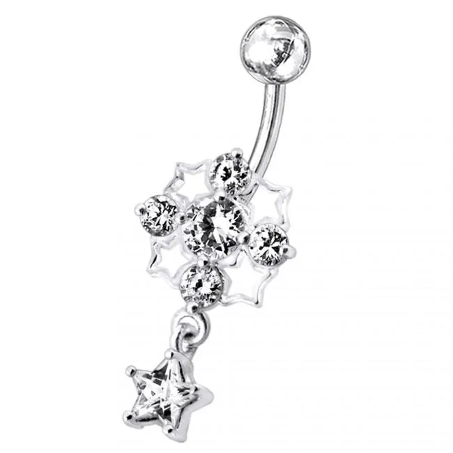 🦚 Bauchnabelpiercing Titan G23 925er Silber-Motiv Sterne Unkategorisiert online kaufen 🦚 Bauchnabelpiercing Titan G23 925er Silber-Motiv Sterne Unkategorisiert online kaufen