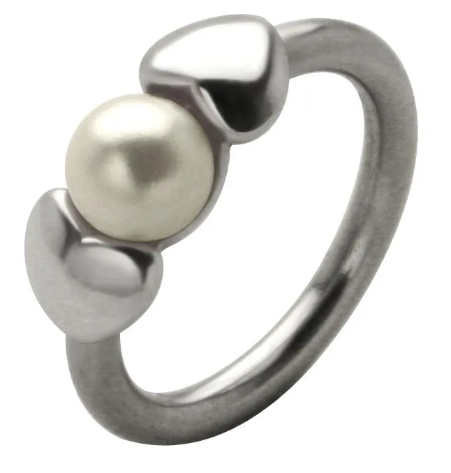 🦚 Bauchnabelpiercing Herzen mit Perle BCR Piercing Ring Unkategorisiert online kaufen 🦚 Bauchnabelpiercing Herzen mit Perle BCR Piercing Ring Unkategorisiert online kaufen