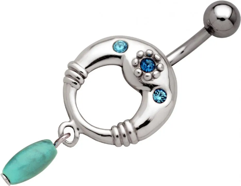 🦚 Bauchnabelpiercing Indianisches Motiv mit Kristall Steinen Unkategorisiert online kaufen 🦚 Bauchnabelpiercing Indianisches Motiv mit Kristall Steinen Unkategorisiert online kaufen