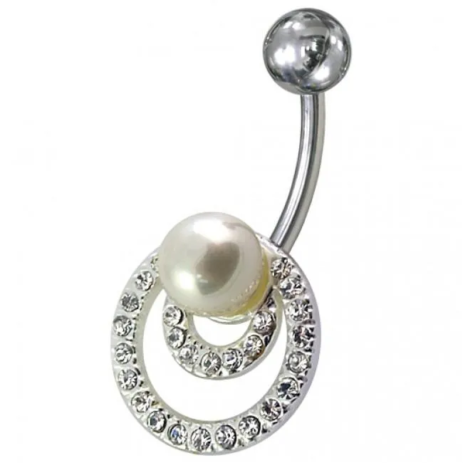🦚 Bauchnabelpiercing Titan 925er Silber-Motiv mit Kunstperle Unkategorisiert online kaufen 🦚 Bauchnabelpiercing Titan 925er Silber-Motiv mit Kunstperle Unkategorisiert online kaufen