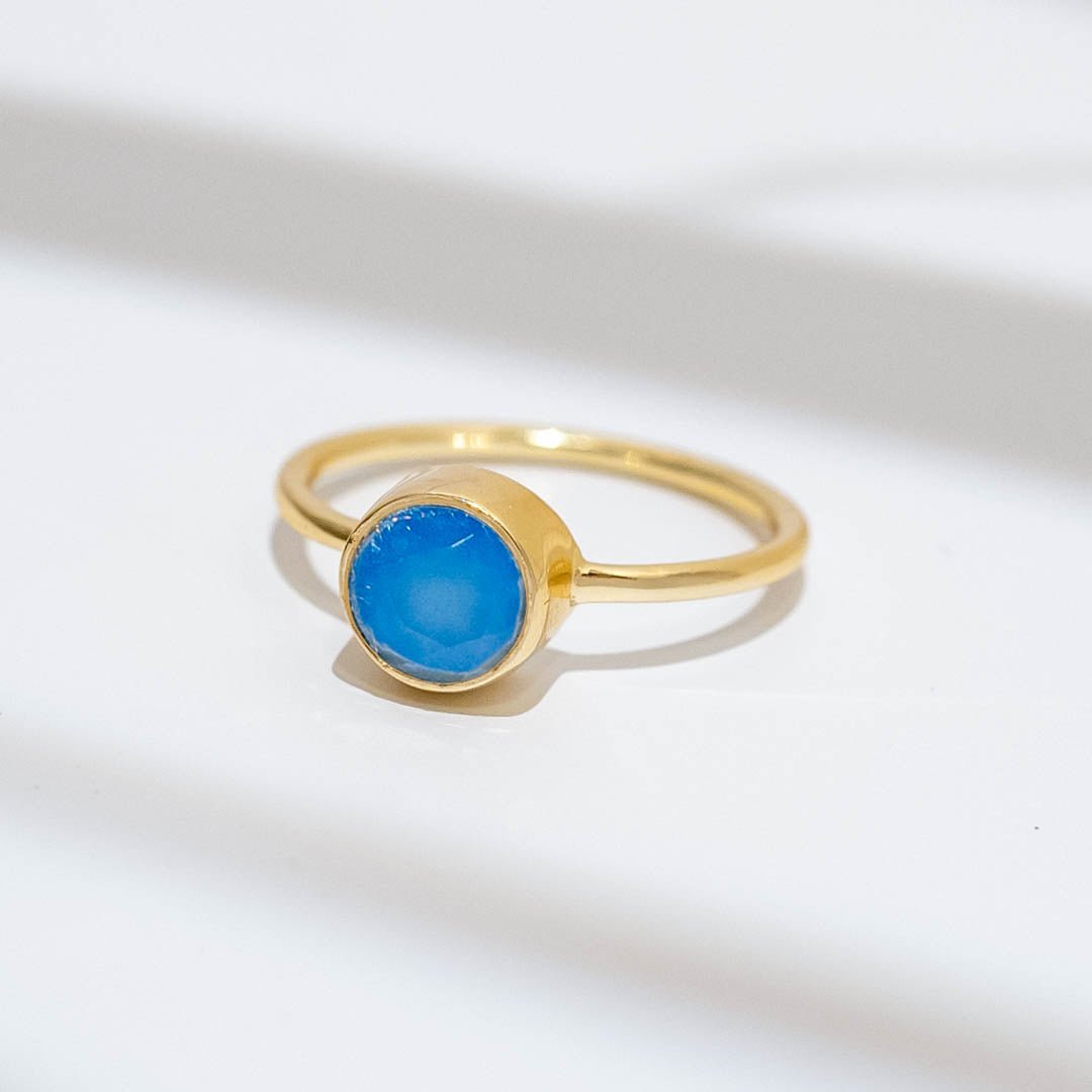 Ring Aline Circle Blue Chalcedony Unkategorisiert online kaufen