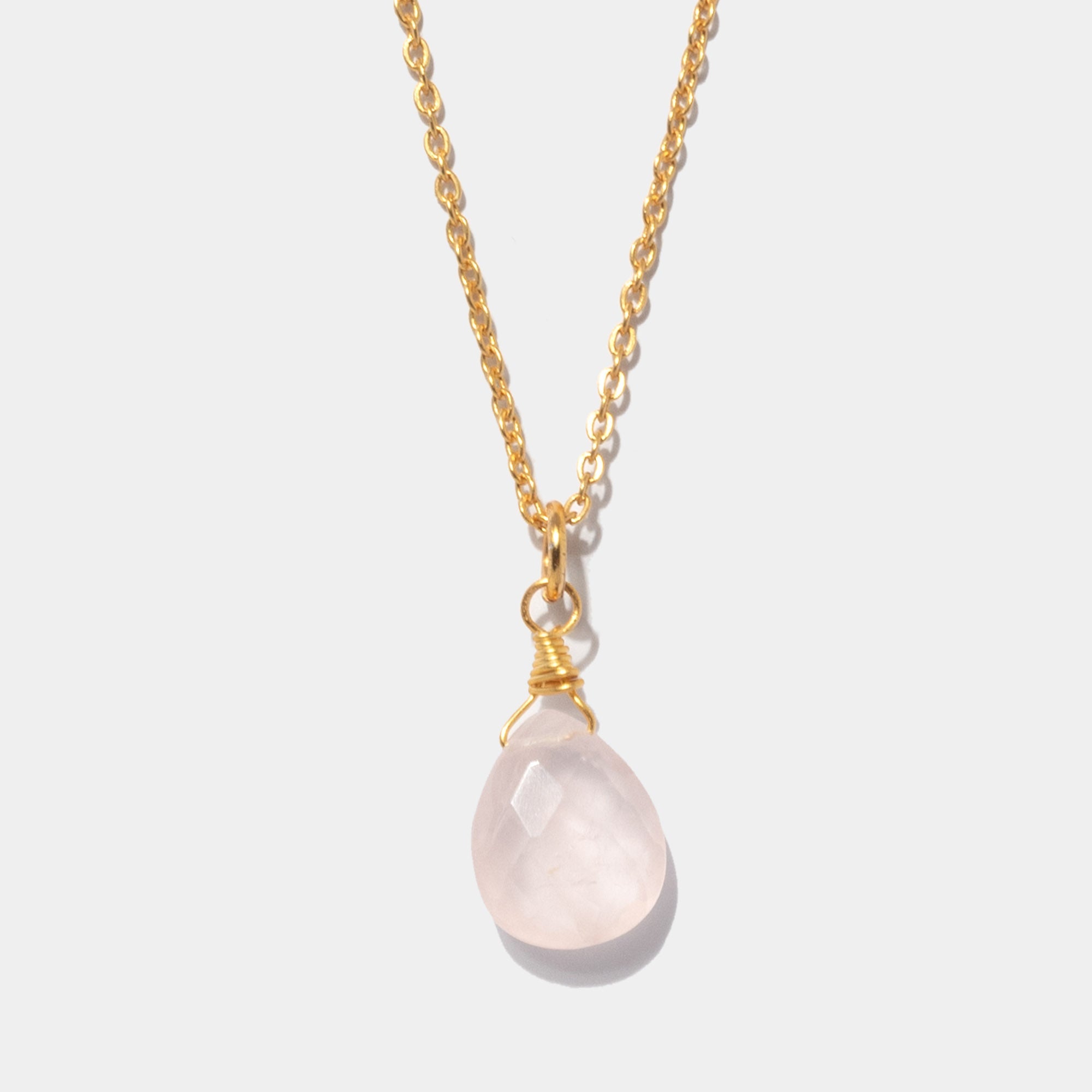 Halskette Lilou Rosé Quarz Gold Unkategorisiert online kaufen