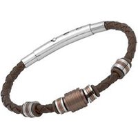🦚 Braunes Lederarmband mit Edelstahlelementen Unkategorisiert online kaufen 🦚 Braunes Lederarmband mit Edelstahlelementen Unkategorisiert online kaufen