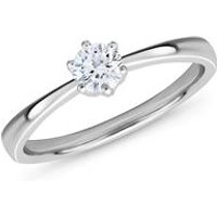 🦚 585er Weißgold Verlobungsring Diamant 0,25 ct Unkategorisiert online kaufen