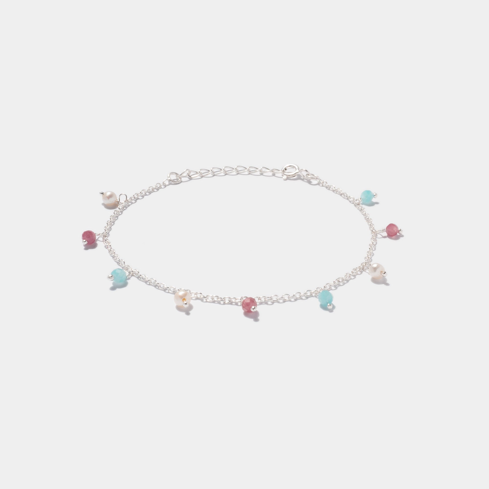 Fleurs des Prés Armband Nice Rouge Silber Unkategorisiert online kaufen