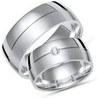 🦚 Trauringe Silber Eheringe 925 Gravur Zirkonia Unkategorisiert online kaufen