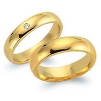 🦚 Eheringe 585er Gelbgold mit Diamant Unkategorisiert online kaufen