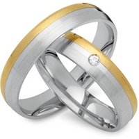 🦚 Trauringe 750er Gelb- Weissgold mit Diamant Unkategorisiert online kaufen