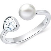 🦚 925er silber Ring offen mit Perle und Zirkonia Unkategorisiert online kaufen 🦚 925er silber Ring offen mit Perle und Zirkonia Unkategorisiert online kaufen