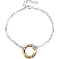 🦚 Damenarmband aus Sterlingsilber tricolor Unkategorisiert online kaufen