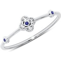 🦚 Ring aus 14K Weißgold mit Saphiren und Weißtopasen Unkategorisiert online kaufen 🦚 Ring aus 14K Weißgold mit Saphiren und Weißtopasen Unkategorisiert online kaufen