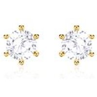 🦚 Weißtopas Ohrstecker für Damen aus 14 Karat Gelbgold Unkategorisiert online kaufen
