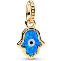 🦚 Charm Anhänger Hand der Fatima, vergoldet, Opal, synth. Unkategorisiert online kaufen 🦚 Charm Anhänger Hand der Fatima, vergoldet, Opal, synth. Unkategorisiert online kaufen