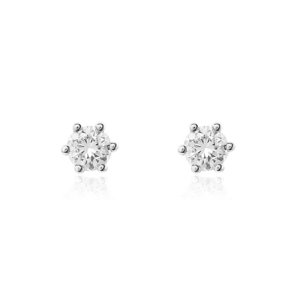 🦚 Damen Ohrstecker Weißgold 750 Diamant 0,26ct Monopoli , Ohrstecker mit Stein Unkategorisiert online kaufen