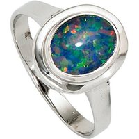 JOBO Goldring Ring mit Opal-Triplette, 585 Weißgold silberfarben|weiß Unkategorisiert online kaufen