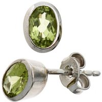 JOBO Paar Ohrstecker, oval 925 Silber mit Peridot silberfarben Unkategorisiert online kaufen JOBO Paar Ohrstecker, oval 925 Silber mit Peridot silberfarben Unkategorisiert online kaufen