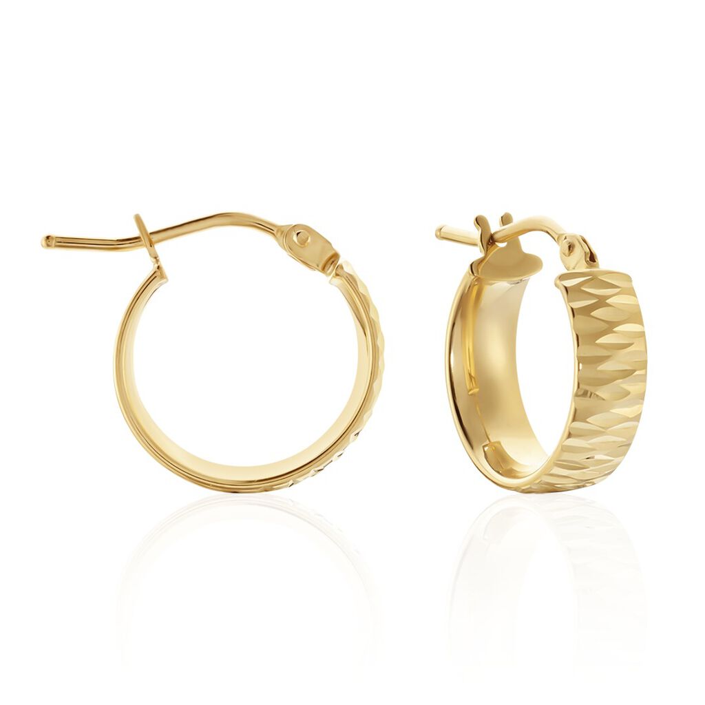 🦚 Damen Creolen Gold 375 , Creolen ohne Stein Unkategorisiert online kaufen