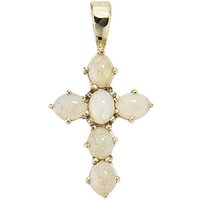 JOBO Kreuzanhänger Anhänger Kreuz, 585 Gold mit Opal gelb|goldfarben Unkategorisiert online kaufen JOBO Kreuzanhänger Anhänger Kreuz, 585 Gold mit Opal gelb|goldfarben Unkategorisiert online kaufen