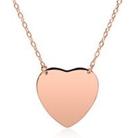 🦚 Herzkette aus rosévergoldetem Sterlingsilber gravierbar Unkategorisiert online kaufen