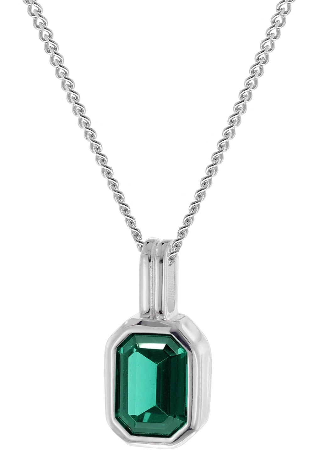 trendor 68498 Damen-Halskette 925 Silber mit synth. Turmalin Anhänger Unkategorisiert online kaufen