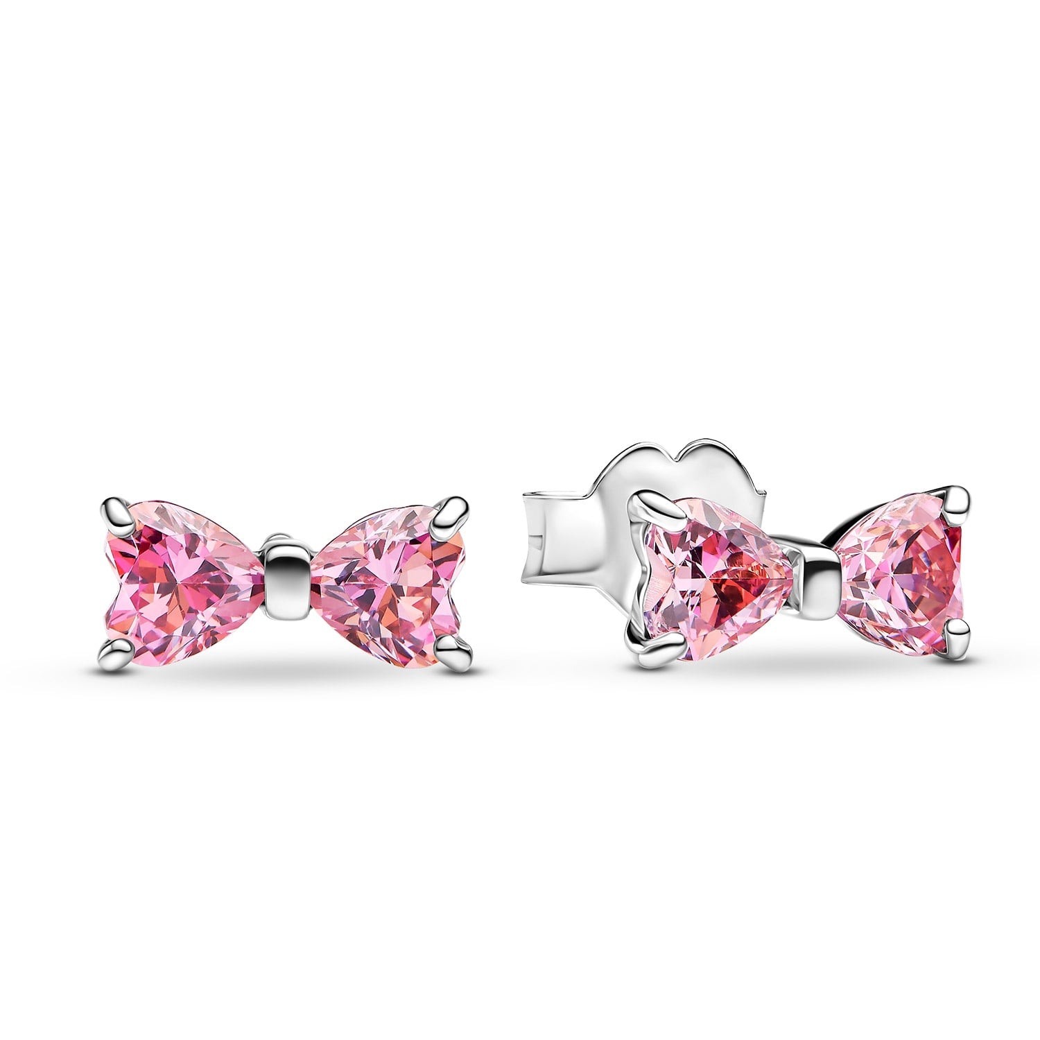 Pandora 293505C01 Damen-Ohrstecker Silber Funkelnde Pinkfarbene Schleife Unkategorisiert online kaufen
