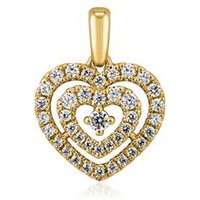 🦚 Damen Anhänger Herz mit Diamanten aus Gelbgold Unkategorisiert online kaufen 🦚 Damen Anhänger Herz mit Diamanten aus Gelbgold Unkategorisiert online kaufen