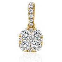 🦚 Goldener Damenanhänger mit lab grown Diamanten Unkategorisiert online kaufen