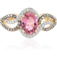 AAA-Brasilianischer Pinkfarbener Turmalin-Goldring (SUHANA) Unkategorisiert online kaufen