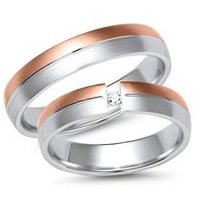🦚 Eheringe Rot- und Weißgold mit Diamant Breite 4,5 mm Unkategorisiert online kaufen 🦚 Eheringe Rot- und Weißgold mit Diamant Breite 4,5 mm Unkategorisiert online kaufen