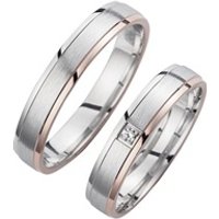 🦚 Eheringe Rot- und Weißgold mit Brillant Breite 4 mm Unkategorisiert online kaufen 🦚 Eheringe Rot- und Weißgold mit Brillant Breite 4 mm Unkategorisiert online kaufen