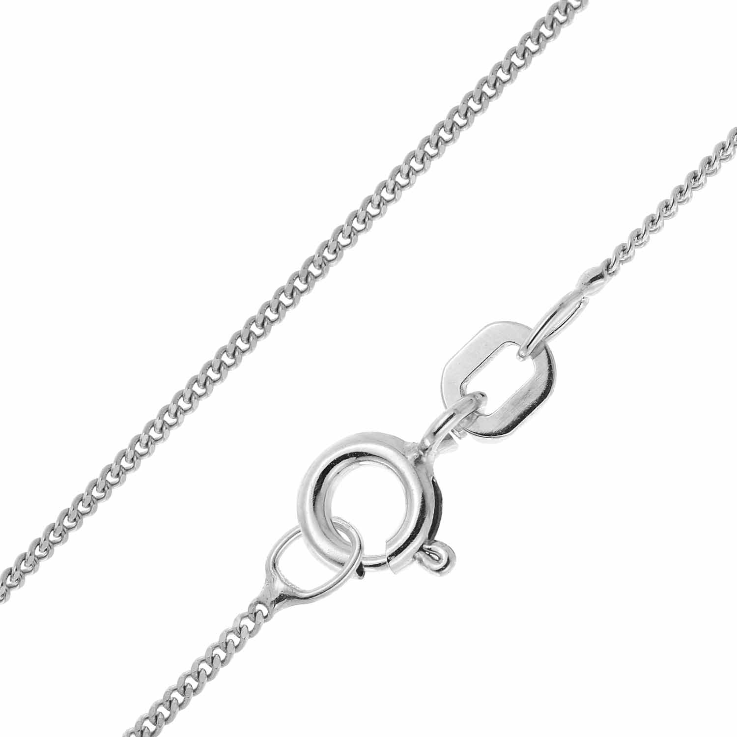 trendor 21082 Feine Panzerkette 925 Silber Rhodiniert Halskette 1,1 mm Unkategorisiert online kaufen